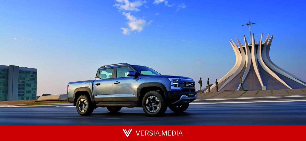 BYD se ha sacado de la manga una espectacular pick-up híbrida que acelera como un deportivo