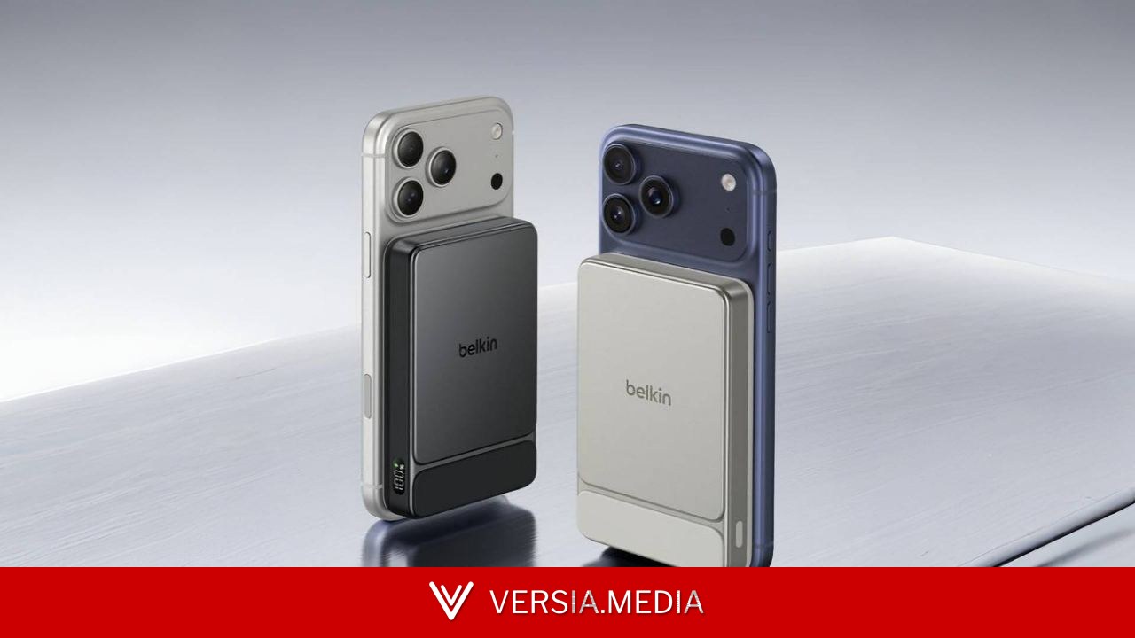 Belkin lanza la batería perfecta para tu iPhone: más capacidad que la MagSafe de Apple, con pantalla y mucho más barata