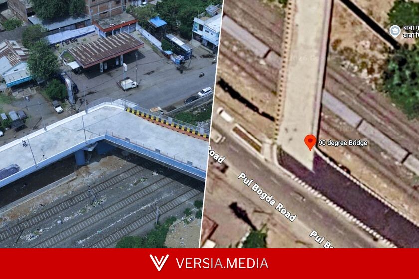 Siete ingenieros, dos empresas y 2,3 millones de d√≥lares despu√©s, India se ha encontrado con un problema: un puente de 90 grados