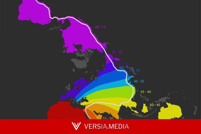 La fascinante ruta de la migraci√≥n de la humanidad desde sus inicios, en un llamativo mapa